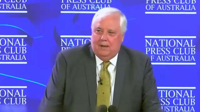 Clive Palmer's National Press Club Speech