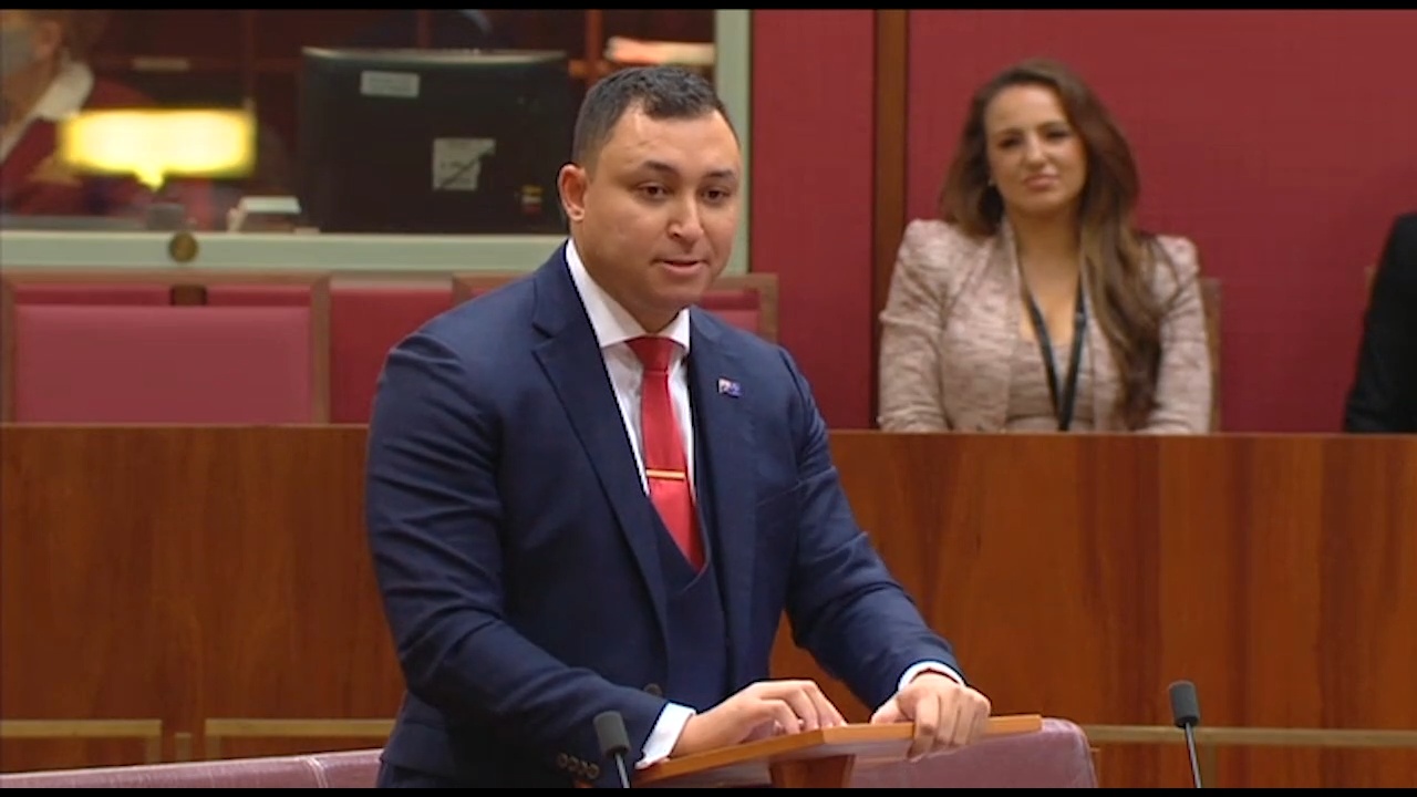 Senator Ralph Babet first speech in Australian Parlaiment 03/08/22